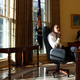 President Obama on his first day in the Oval Office, January 21, 2009